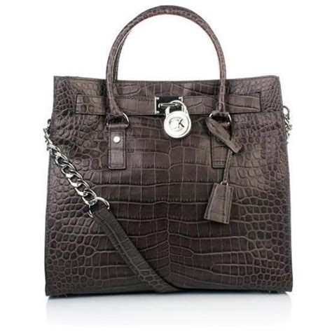 michael kors hamilton 30f2shmt3n charcoal lg n s tote|michael kors hamilton leather bag.